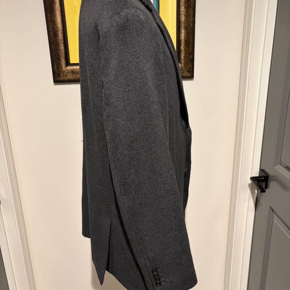Banana Republic Men's 100% Cashmere Gray Sport Coat Blazer 44R New - Picture 2 of 7